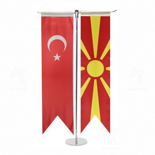Makedonya T Masa Bayrakları