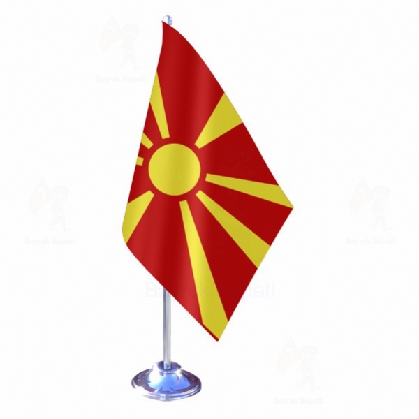 Makedonya Tekli Masa Bayrakları