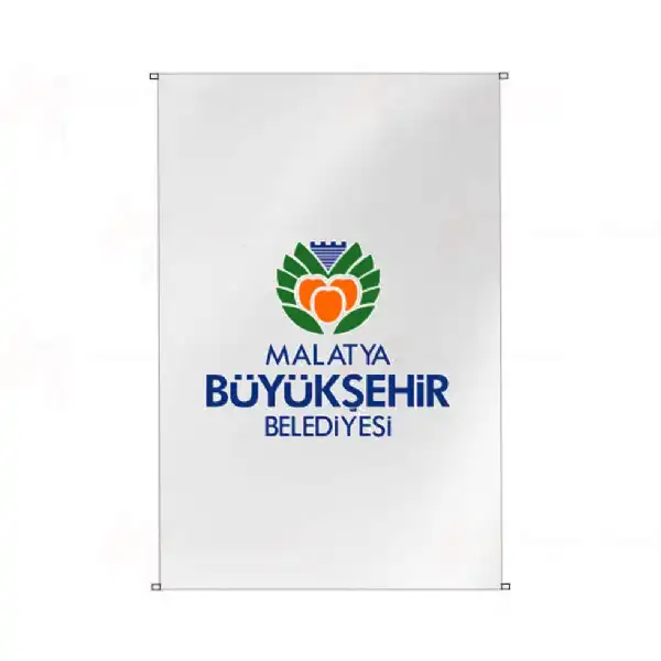 Malatya Bykehir Belediyesi Bina Cephesi Bayrak Tasarm
