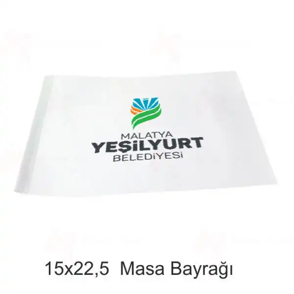 Malatya Yeilyurt Belediyesi Masa Bayraklar