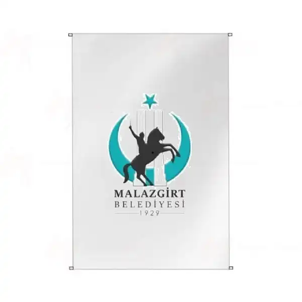 Malazgirt Belediyesi Bina Cephesi Bayraklar
