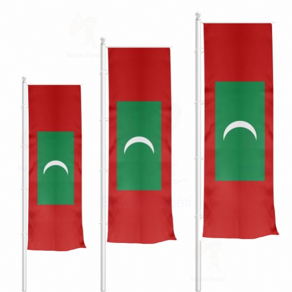 Maldivler Dikey Gönder Bayrakları