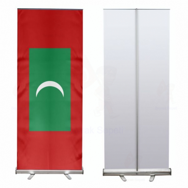 Maldivler Roll Up ve Banner