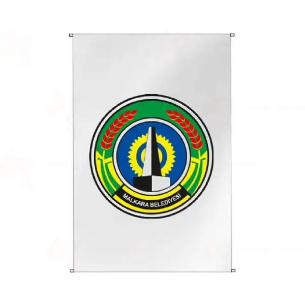 Malkara Belediyesi Bina Cephesi Bayraklar