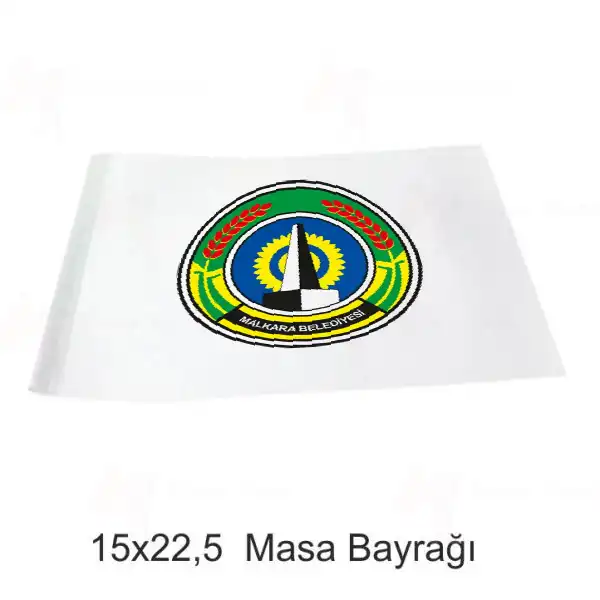 Malkara Belediyesi Masa Bayraklar