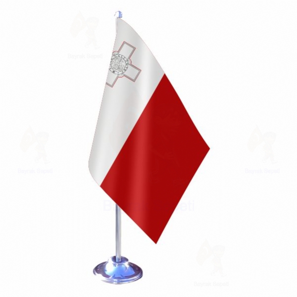 Malta Tekli Masa Bayraklar
