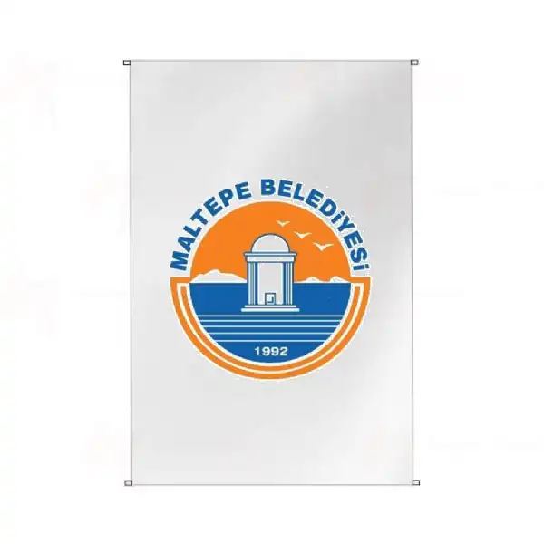 Maltepe Belediyesi Bina Cephesi Bayraklar