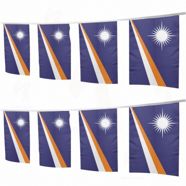 Marshall Adaları İpe Dizili Süsleme Bayrakları