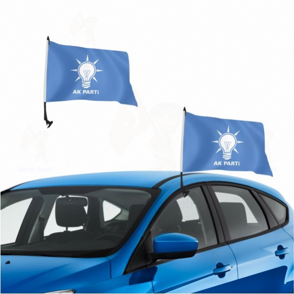 Mavi Adalet ve Kalkınma Partisi Konvoy Bayrağı