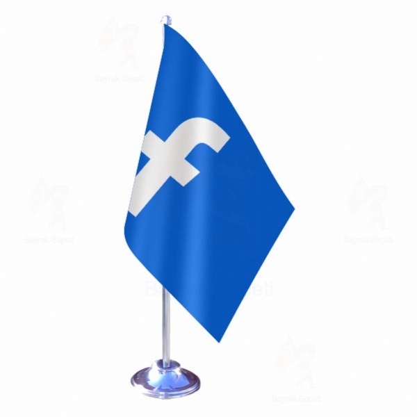 Mavi Facebook Tekli Masa Bayrakları
