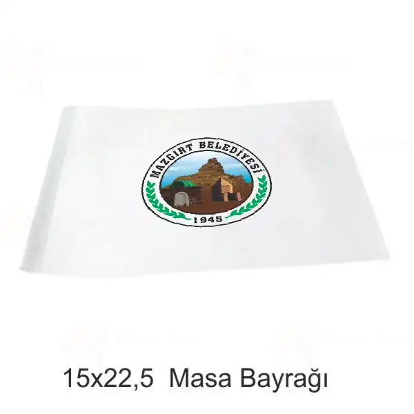Mazgirt Belediyesi Masa Bayraklar