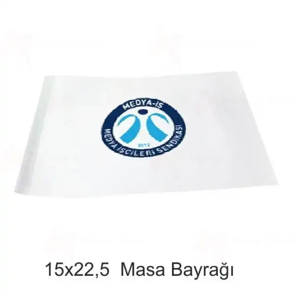 Medya  Sendikas Masa Bayraklar