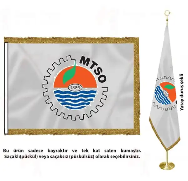 Mersin Ticaret ve Sanayi Odas Saten Kuma Makam Bayra