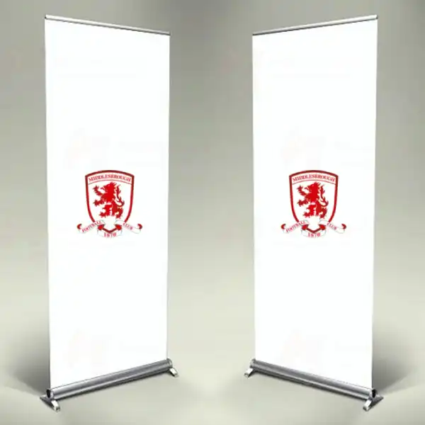 Middlesbrough Fc Roll Up ve Banner