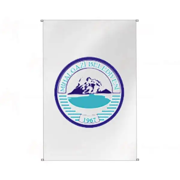 Mihalgazi Belediyesi Bina Cephesi Bayrakları