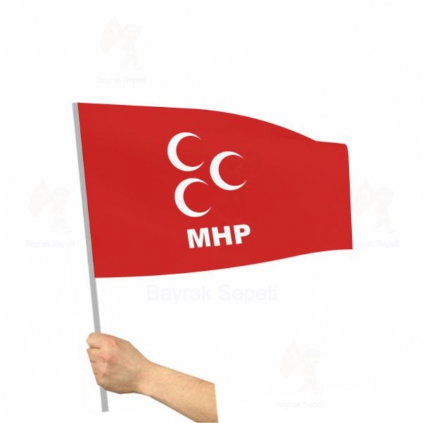 Milliyetçi Hareket Partisi Sopalı Bayraklar