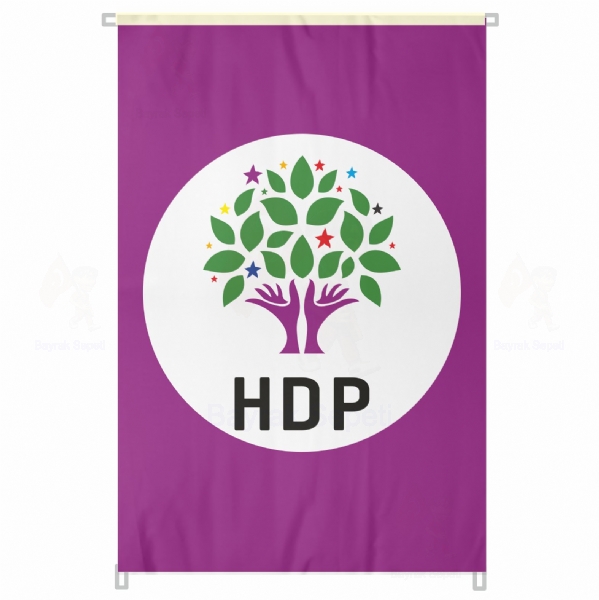 Mor Halklarn Demokratik Partisi Bina Cephesi Bayraklar