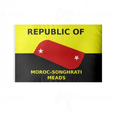 Morac Songhrati Meads Cumhuriyeti Devlet Bayraklar