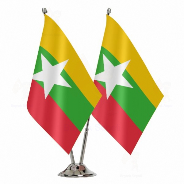 Myanmar 2 Li Masa Bayra Toptan