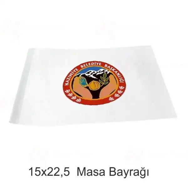 Nazmiye Belediyesi Masa Bayraklar