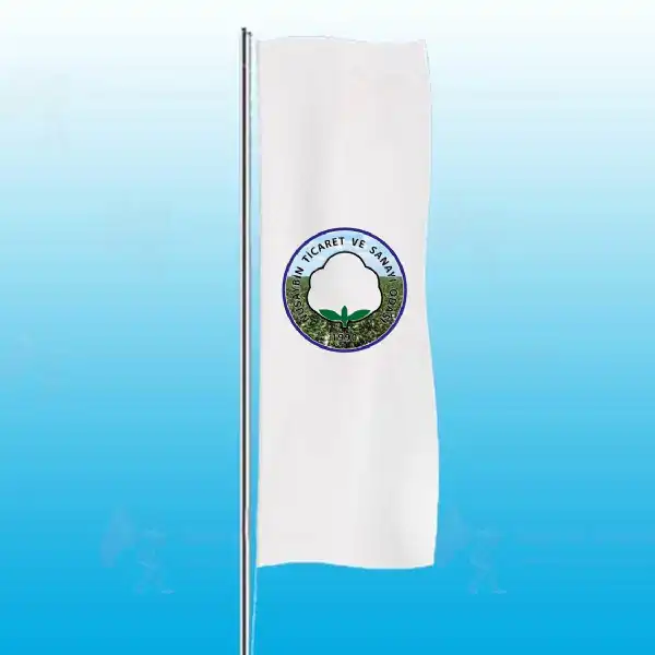 Nusaybin Ticaret ve Sanayi Odası Dikey Gönder Bayrakları