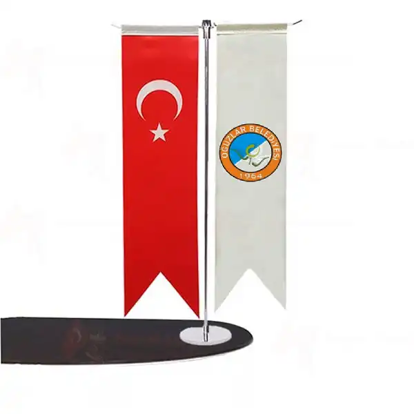 Ouzlar Belediyesi T Masa Bayraklar