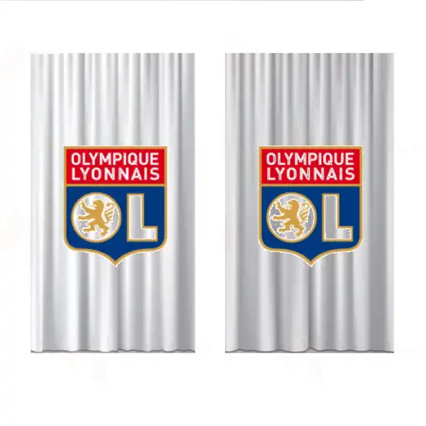 Olympique Lyon Gnelik Saten Perde