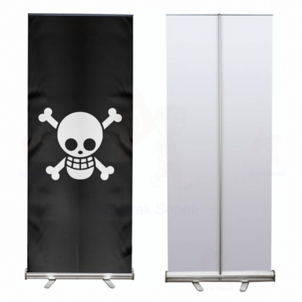 One Piece Jolly Roger Roll Up ve Banner