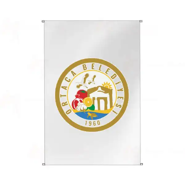 Ortaca Belediyesi Bina Cephesi Bayraklar
