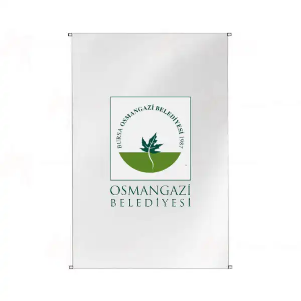 Osmangazi Belediyesi Bina Cephesi Bayraklar