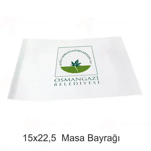 Osmangazi Belediyesi Masa Bayraklar