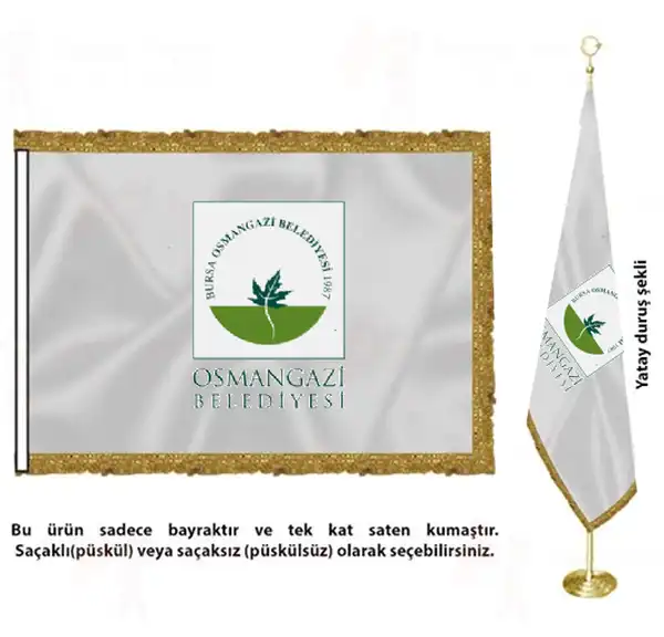 Osmangazi Belediyesi Saten Kuma Makam Bayra
