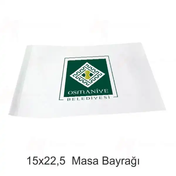 Osmaniye Belediyesi Masa Bayraklar