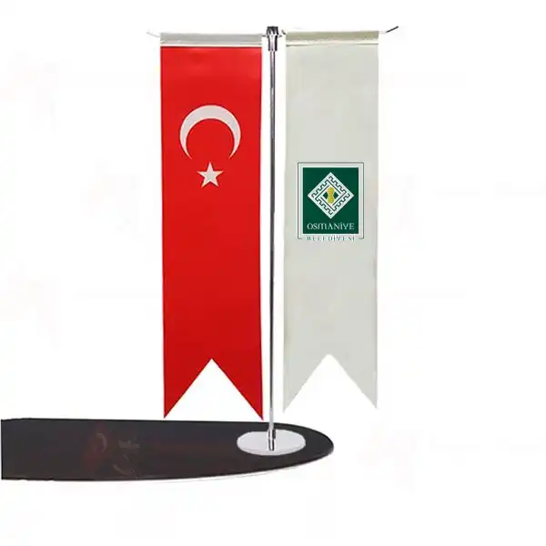Osmaniye Belediyesi T Masa Bayraklar