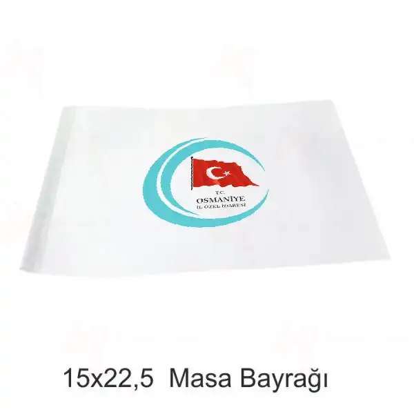 Osmaniye l zel daresi Masa Bayraklar Ebat