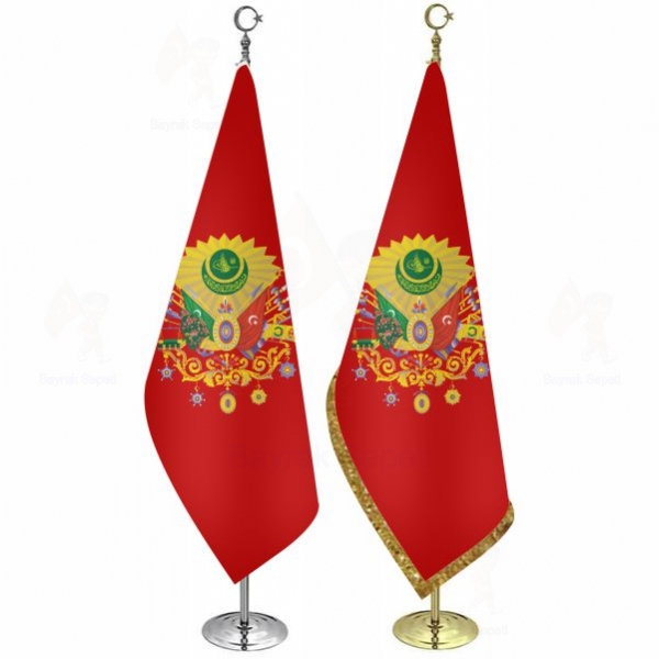 Osmanlı Arması Kırmızı Telalı Makam Bayrağı