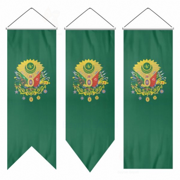 Osmanlı Arması Yeşil Kırlangıç Bayraklar