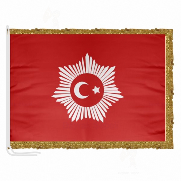 Osmanlı Sultanının Kişisel Donanma Saten Kumaş Makam Bayrağı