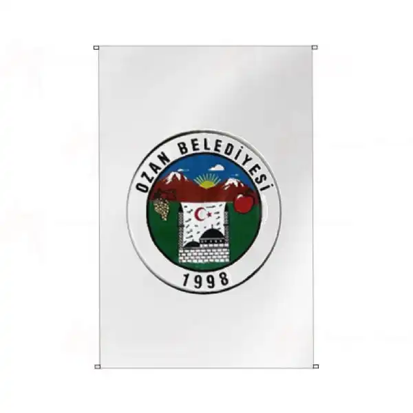 Ozan Belediyesi Bina Cephesi Bayraklar