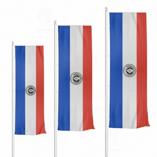 Paraguay Dikey Gönder Bayrakları
