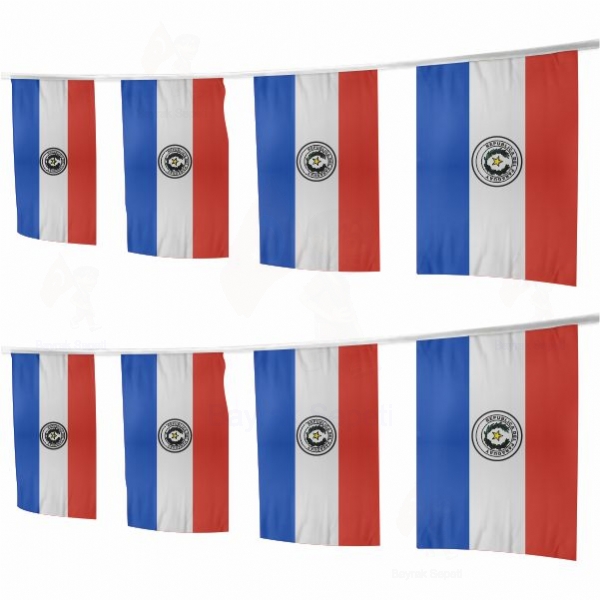 Paraguay İpe Dizili Süsleme Bayrakları