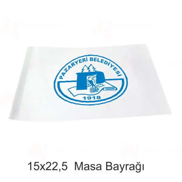 Pazaryeri Belediyesi Masa Bayraklar