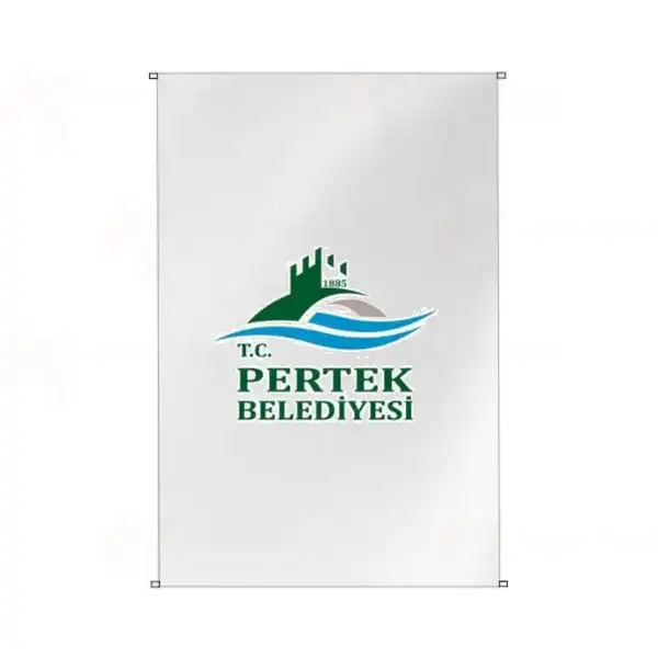 Pertek Belediyesi Bina Cephesi Bayraklar