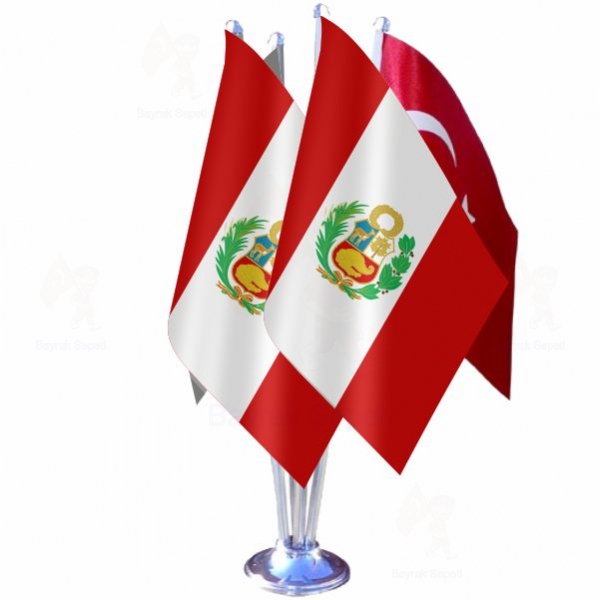 Peru 4 L Masa Bayraklar Toptan