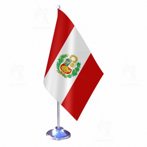 Peru Tekli Masa Bayraklar Bul