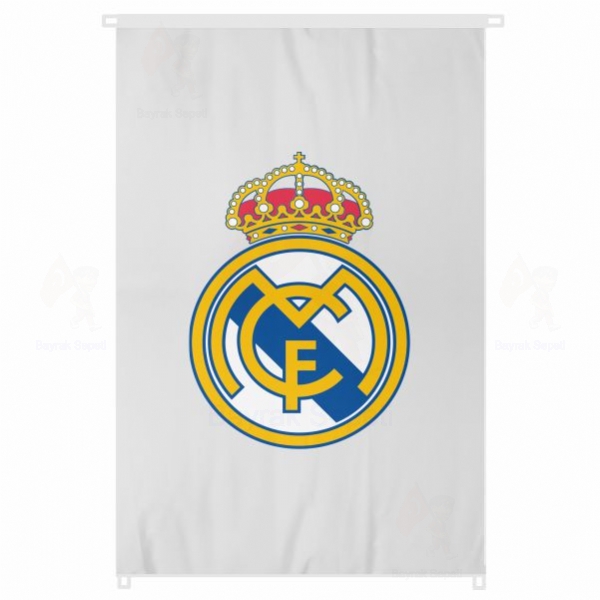 Real Madrid CF Bina Cephesi Bayrak Grselleri