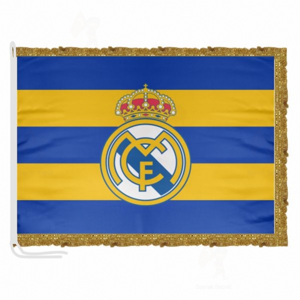 Real Madrid CF Saten Kuma Makam Bayra imalat