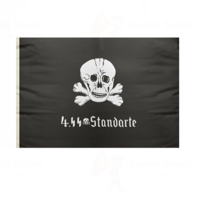 Reich Ss Totenkopf Fanfarentuch Bayrağı