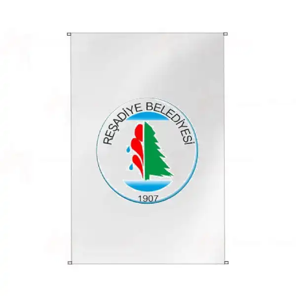 Readiye Belediyesi Bina Cephesi Bayraklar