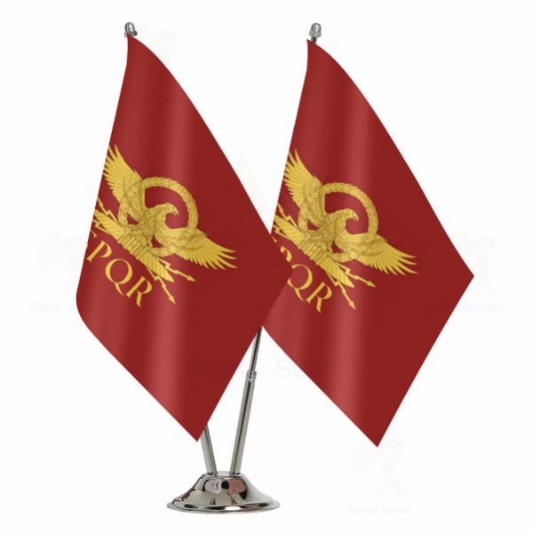 Roma İmparatorluğu Senato 2 li Masa Bayrağı